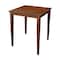 International Concepts Square Solid Wood Top Table, Espresso, 30 W, 30 L, 36 in H, Wood, Espresso K581-3030-36S - alternate 2